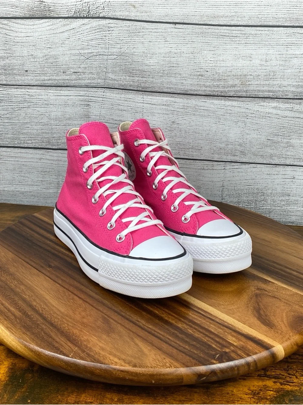 Converse Chuck Taylor All Star Lift Platform High Astral Pink A05663F Womens 7.5